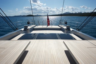 Sailing yacht Sarissa -  Aft Deck
